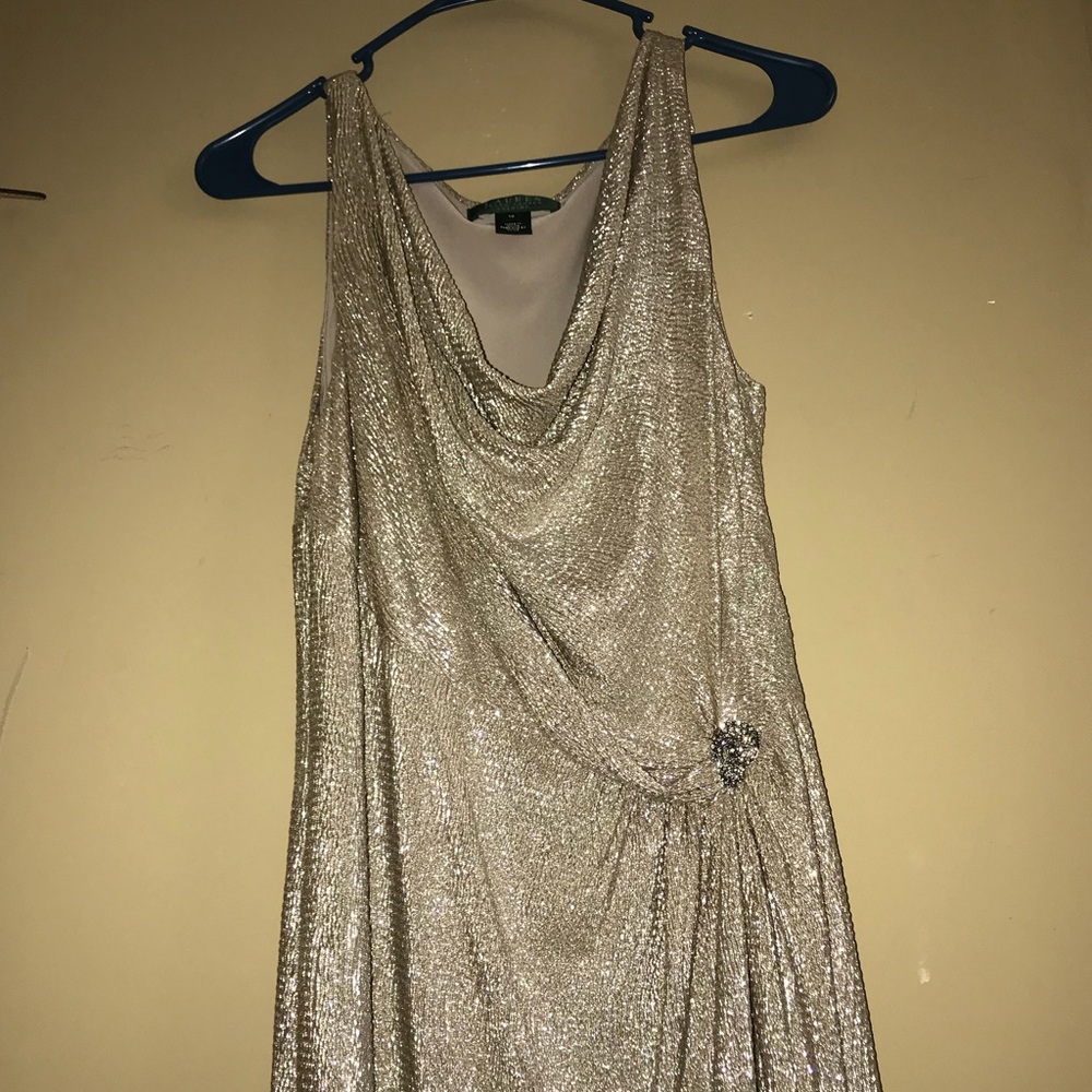 Beautiful gold Ralph Lauren evening gown!